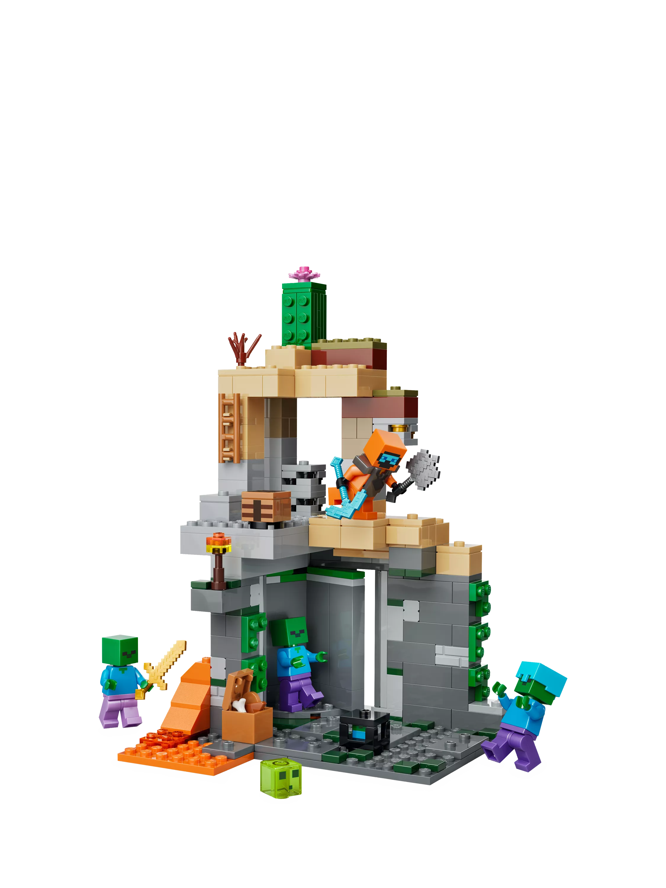LEGO Minecraft Zombie Dungeon building set 284 pieces, UK version
