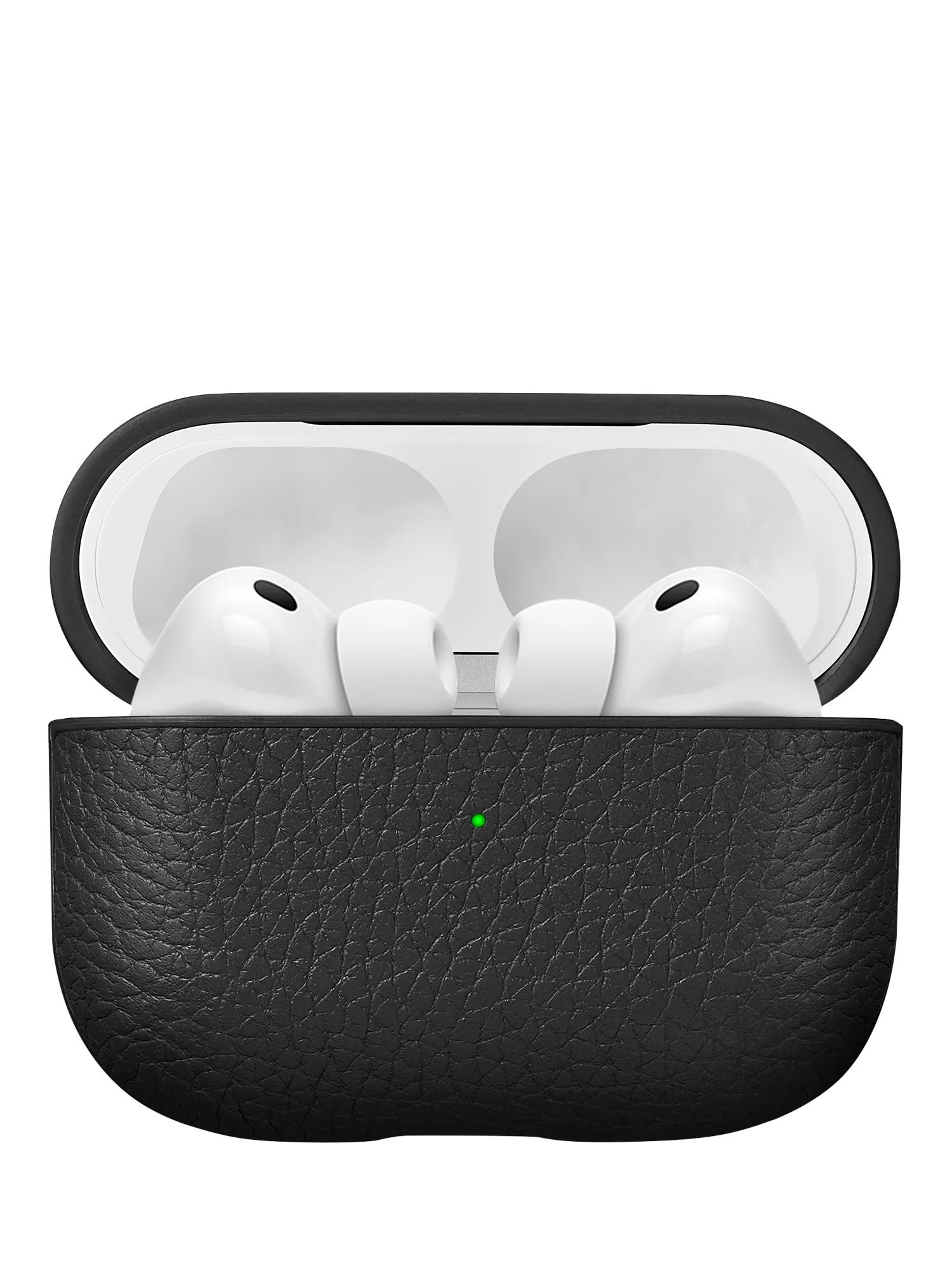 WOOLNUT leather case AirPods Pro 3 black, imported from the UK