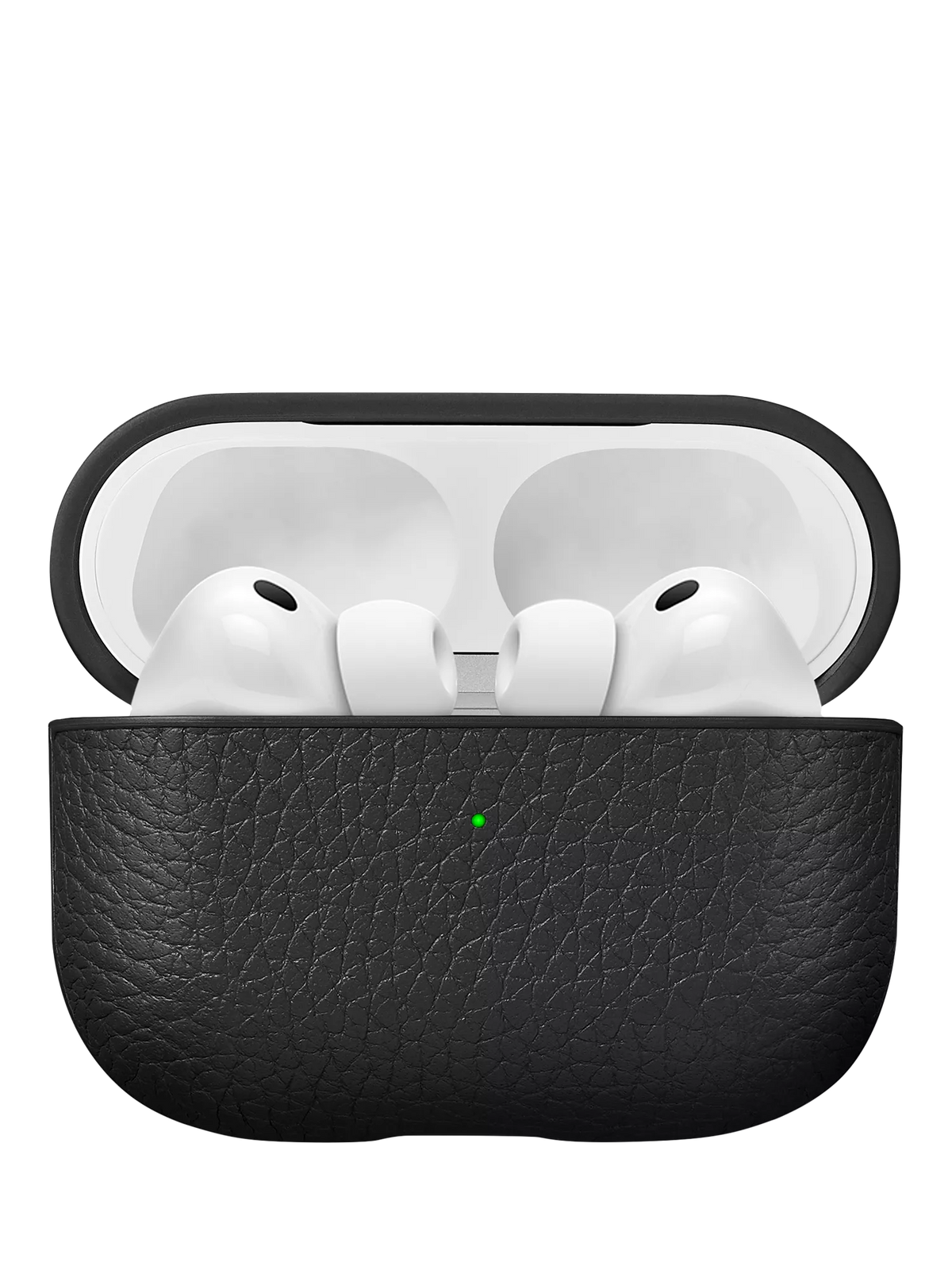 WOOLNUT leather case AirPods Pro 3 black, imported from the UK