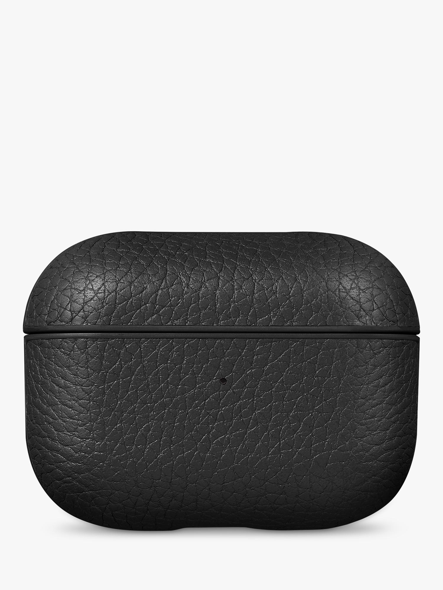 WOOLNUT leather case AirPods Pro 3 black, imported from the UK