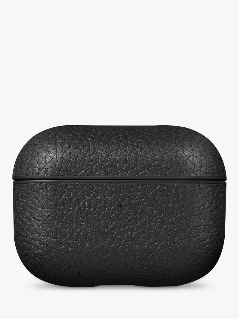 WOOLNUT leather case AirPods Pro 3 black, imported from the UK