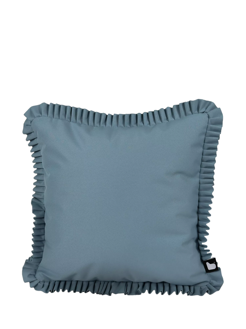 Extreme Lounging Frilled Outdoor Cushion 43 x 43cm