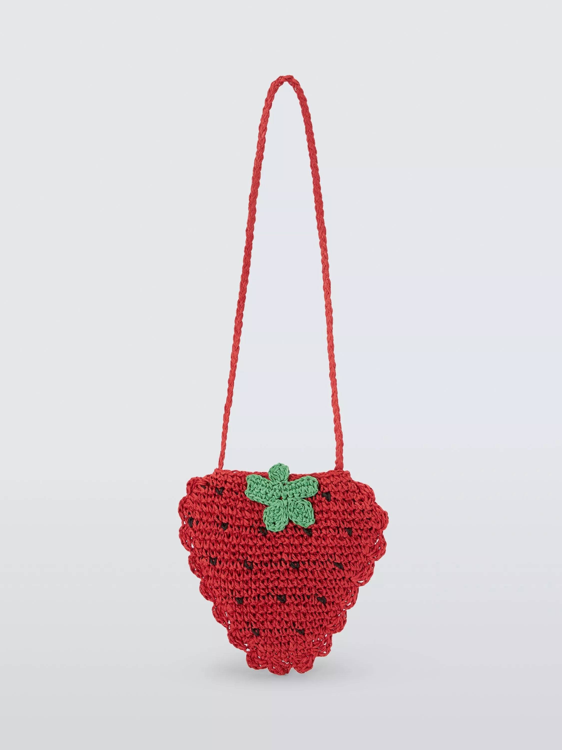 John Lewis kids strawberry straw bag red (British brand)