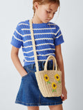 John Lewis kids sunflower straw bag - British product