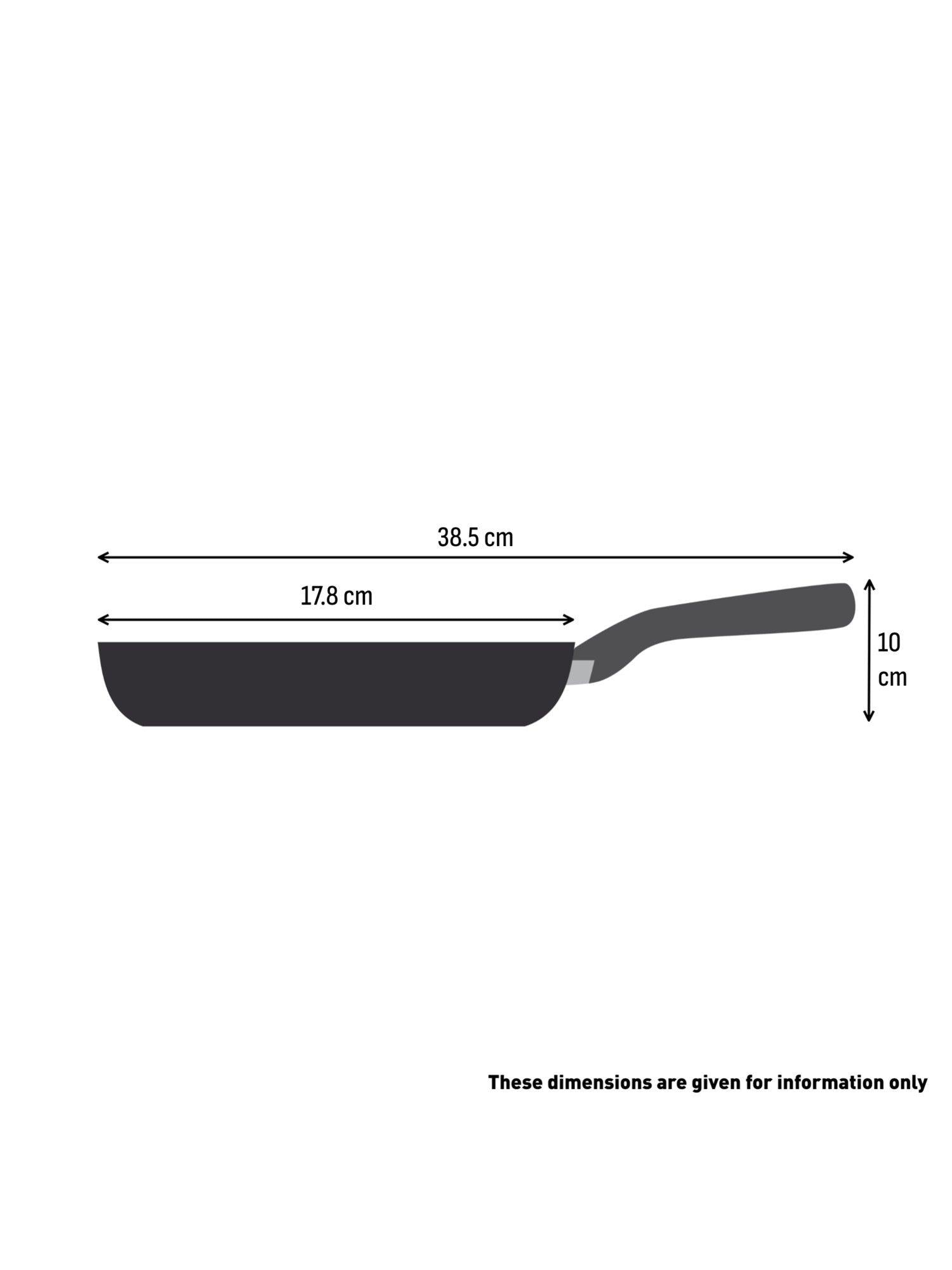 Tefal deep frying pan stainless steel non-stick Emotion Plus, UK version