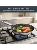 Tefal deep frying pan stainless steel non-stick Emotion Plus, UK version