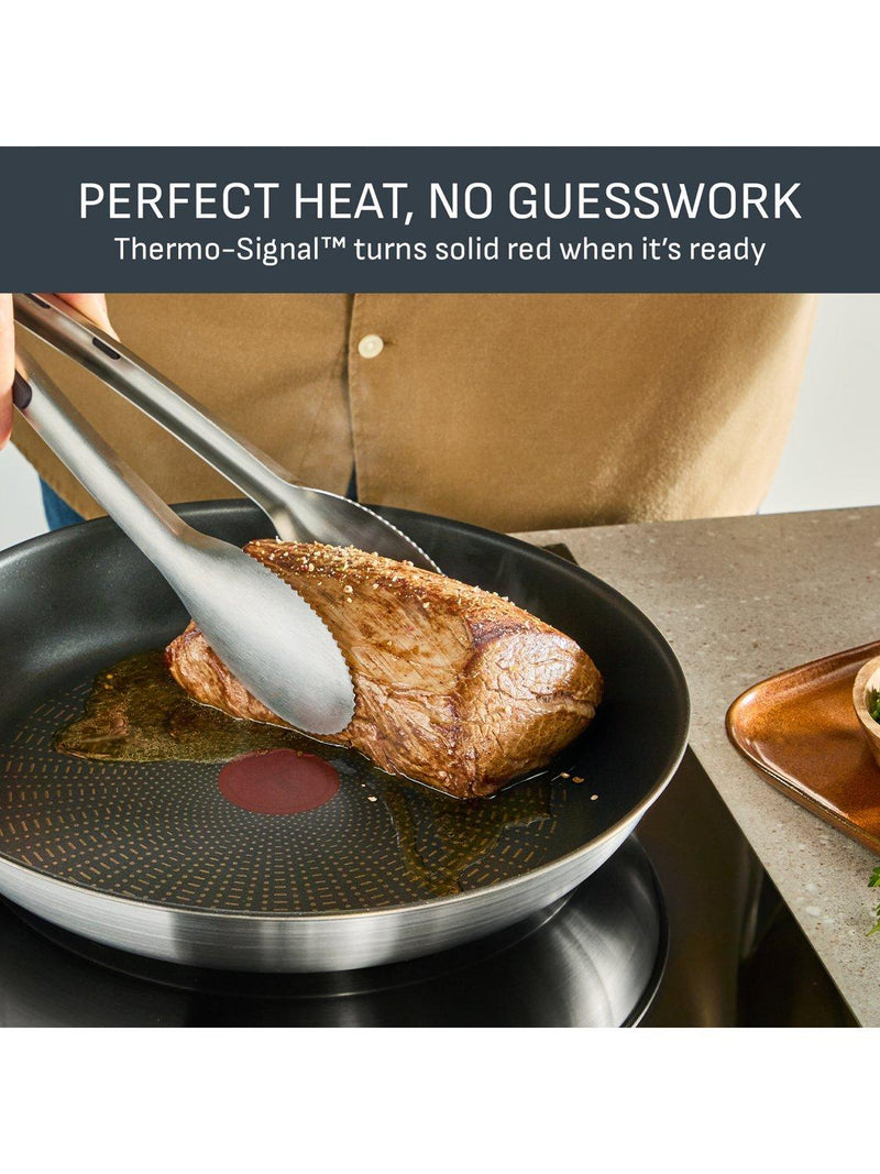 Tefal deep frying pan stainless steel non-stick Emotion Plus, UK version