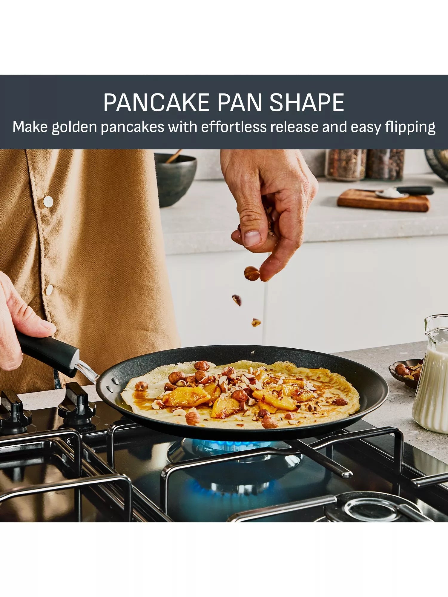 Tefal Excellence Fusion pancake pan 25cm, imported from the UK