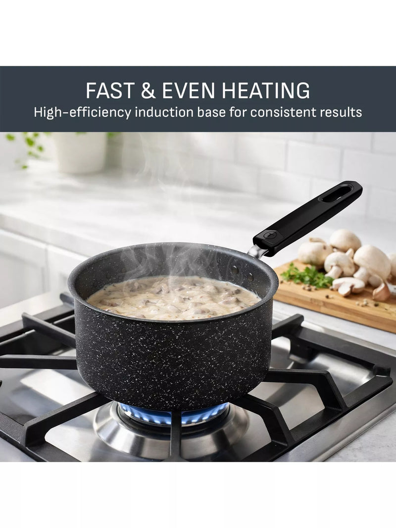 Tefal 6-piece non-stick pan set - British product