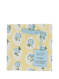 Paper Mirchi floral block print gift bag in multi yellow, imported from the UK