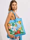 Seafolly Viva Vacation Tote Bag powder blue (British brand)