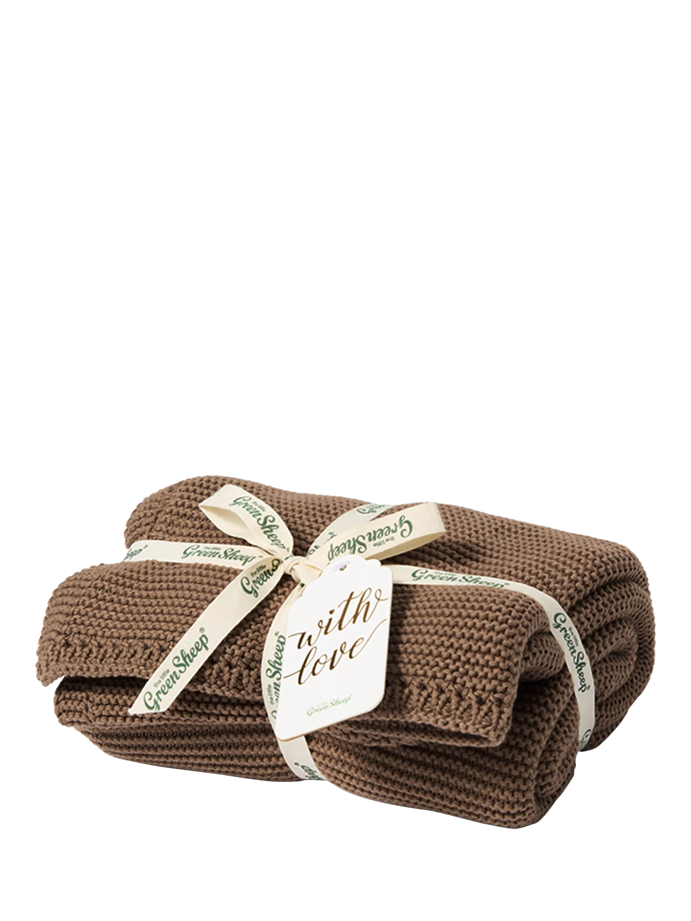 The Little Green Sheep Organic Cotton Cellular Baby Blanket