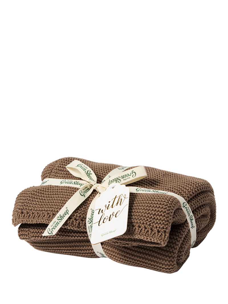 The Little Green Sheep Organic Cotton Cellular Baby Blanket