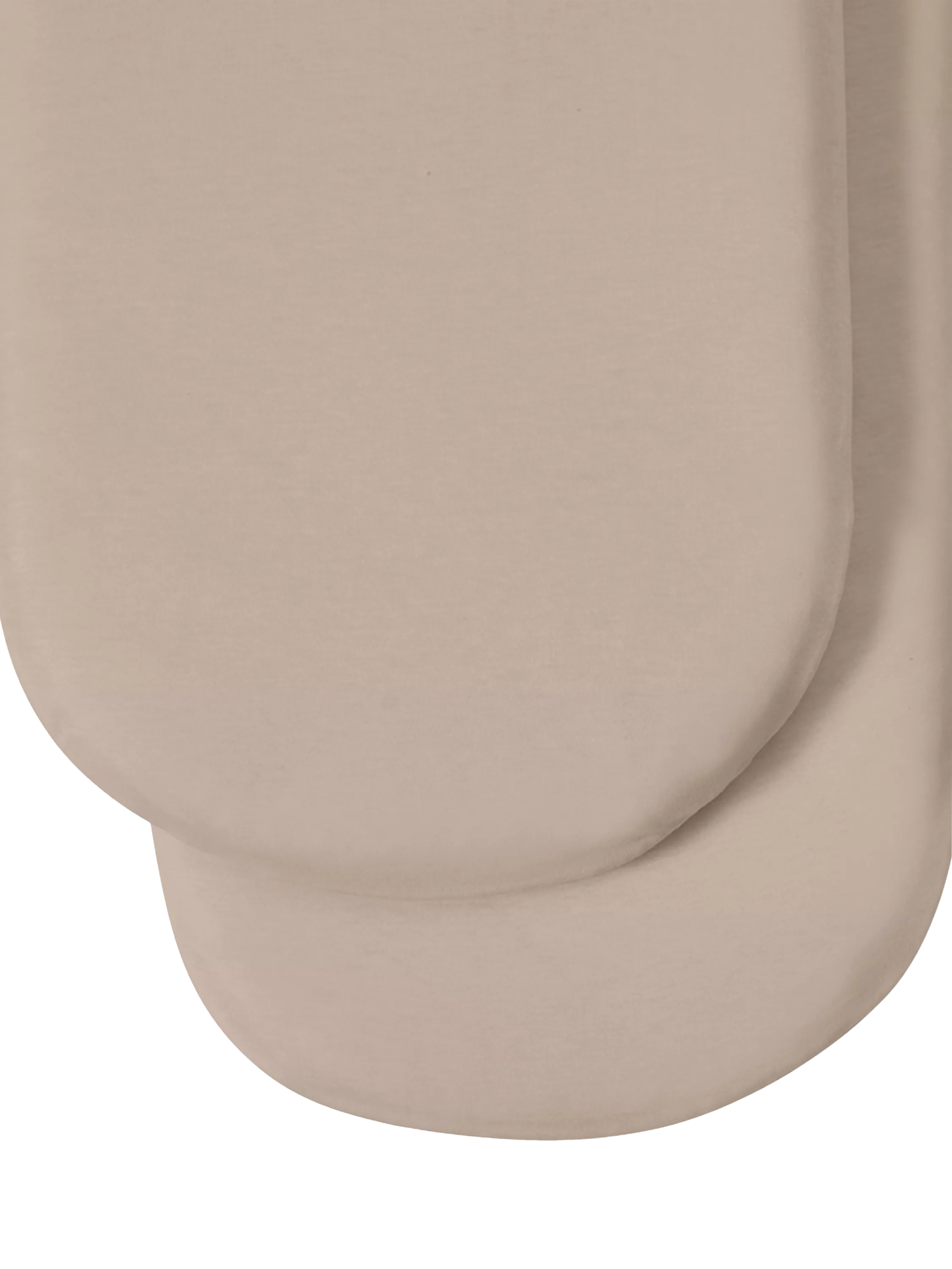 The Little Green Sheep Moses Basket Fitted Sheet, Pack of 2