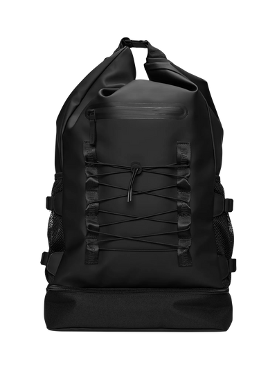 John Lewis Rains Trail Mountaineer Roll-Top Backpack Black- Buy online at McGrocer