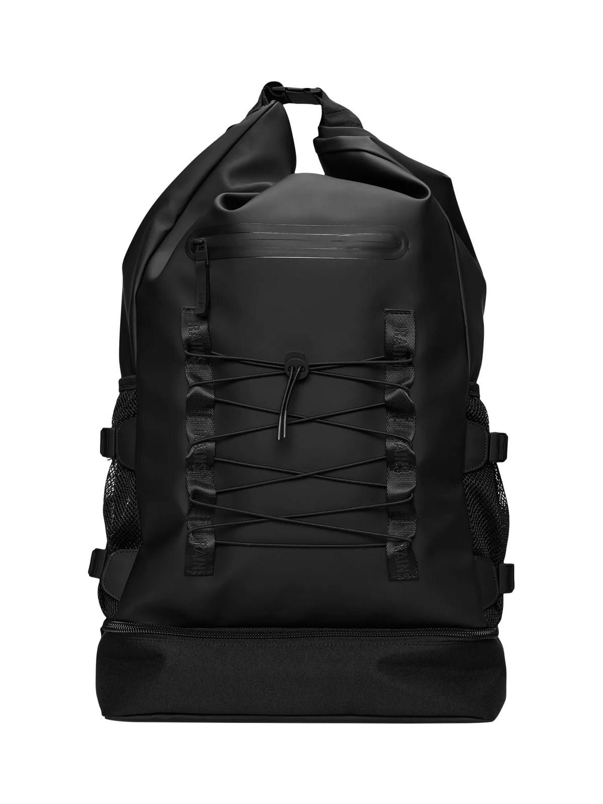 Rains Trail Mountaineer Roll-Top Backpack 01 Black - British product