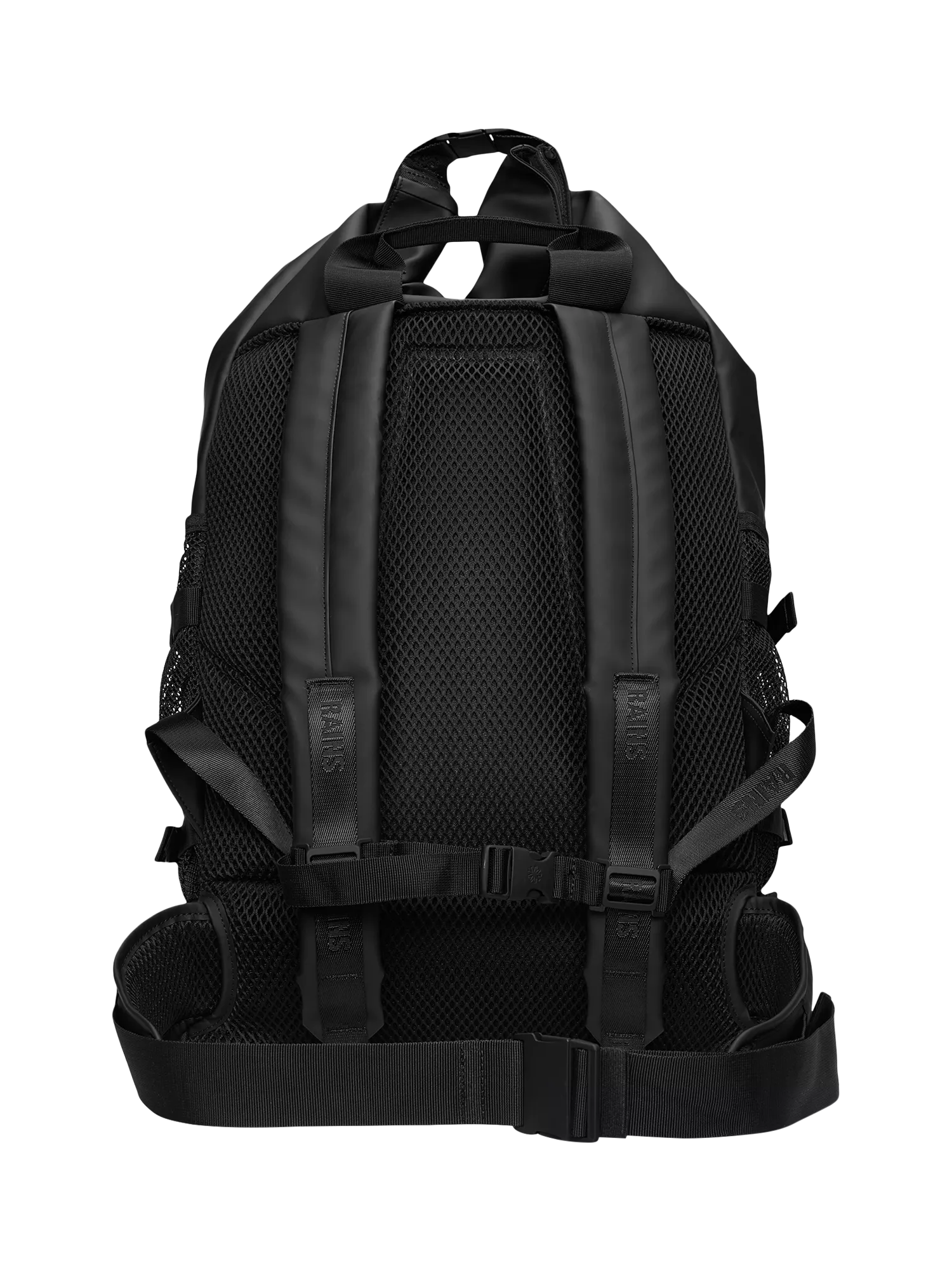 Rains Trail Mountaineer Roll-Top Backpack 01 Black - British product