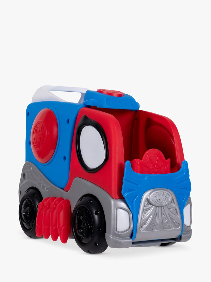Spidey transforming hauler raceway 9-inch toy (British brand)