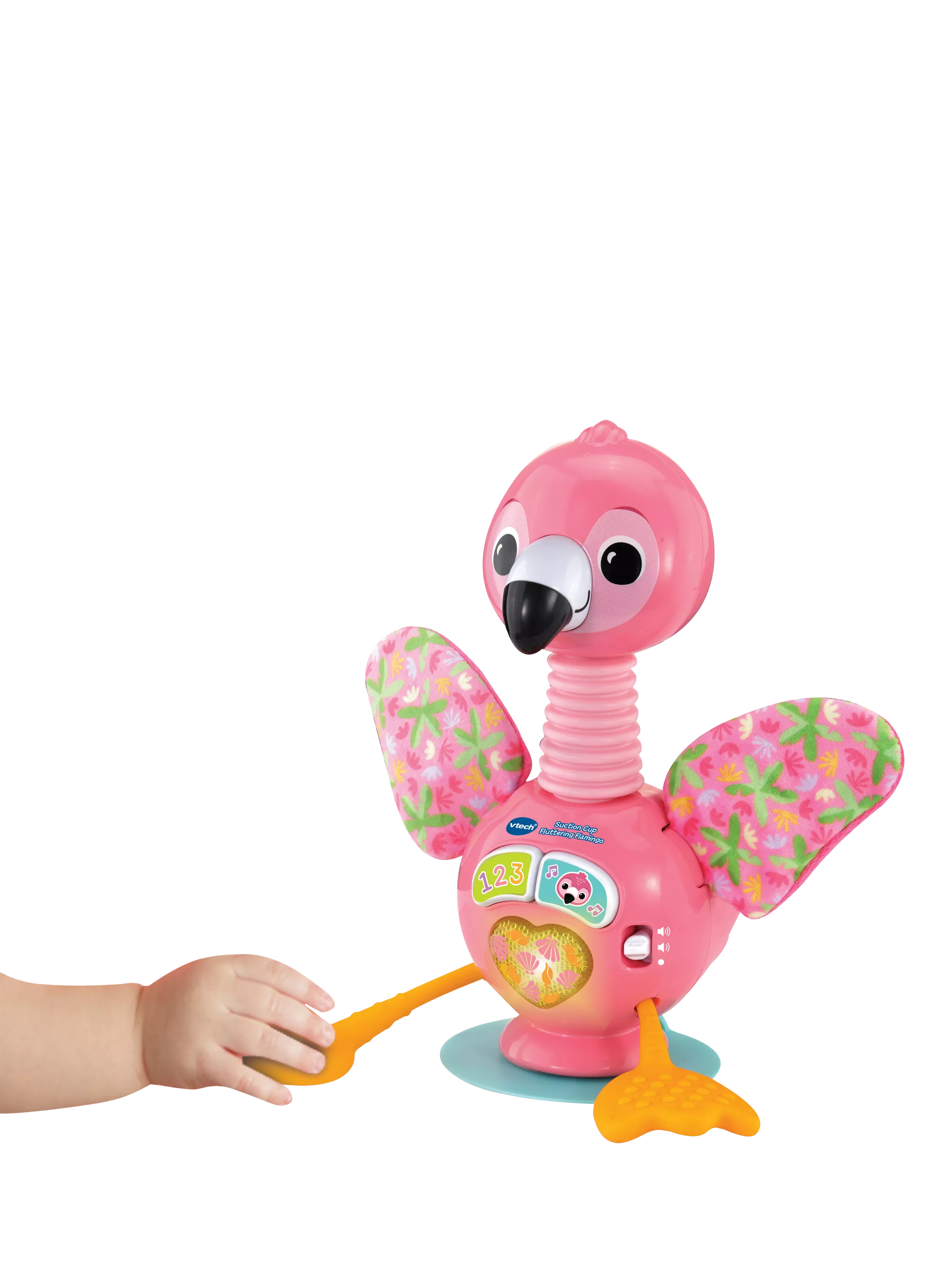 VTech Fluttering Flamingo highchair toy, imported from the UK