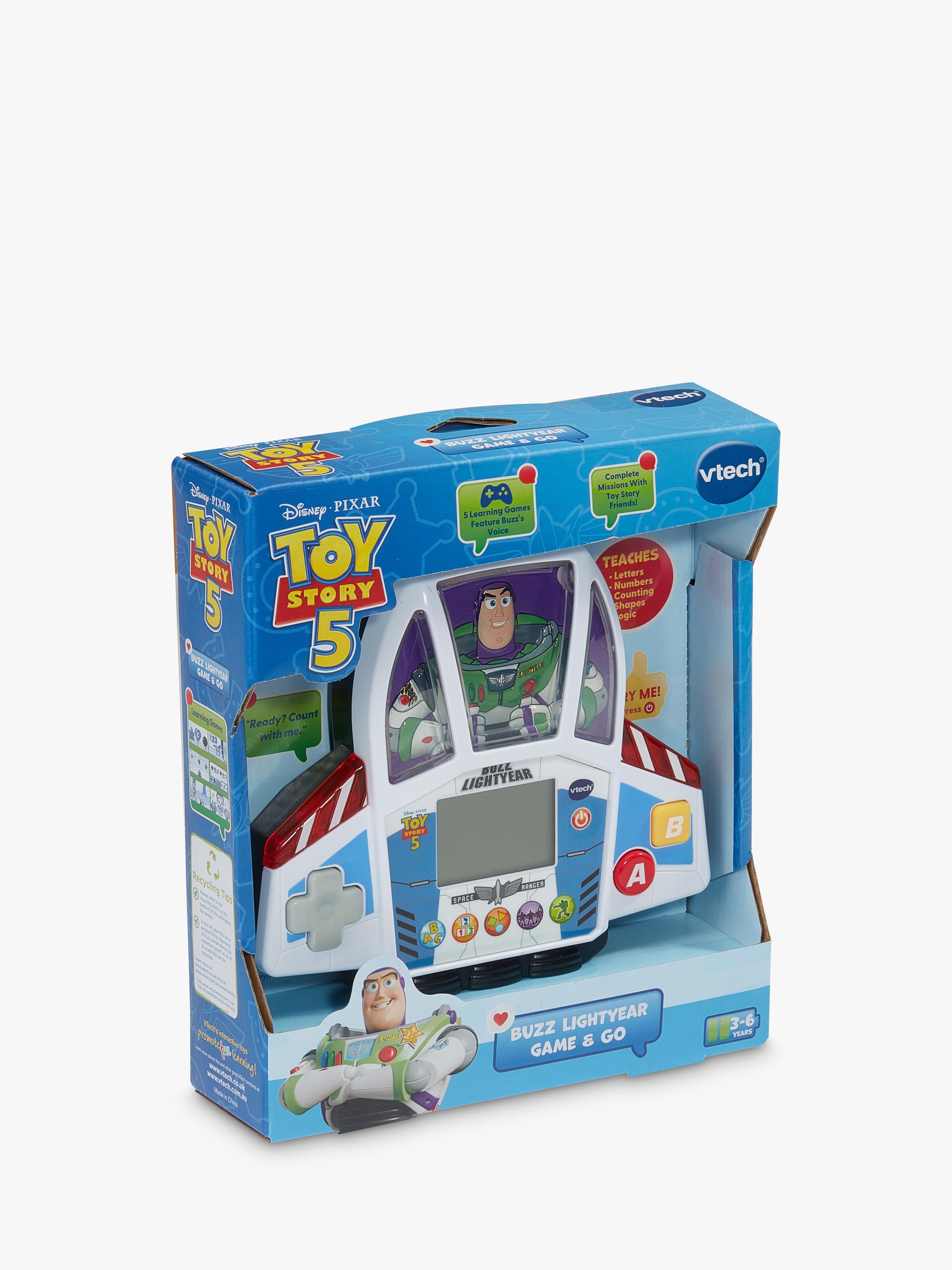 VTech Buzz Lightyear Play & Go handheld learning game, imported from the UK