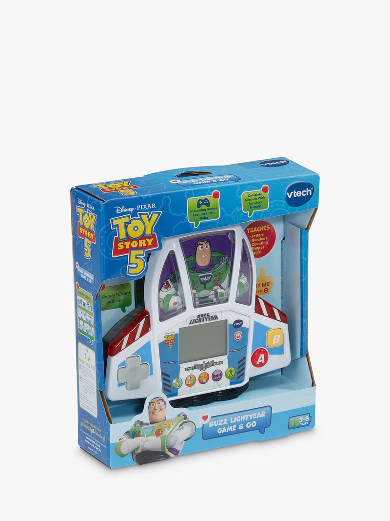 VTech Buzz Lightyear Play & Go handheld learning game, imported from the UK