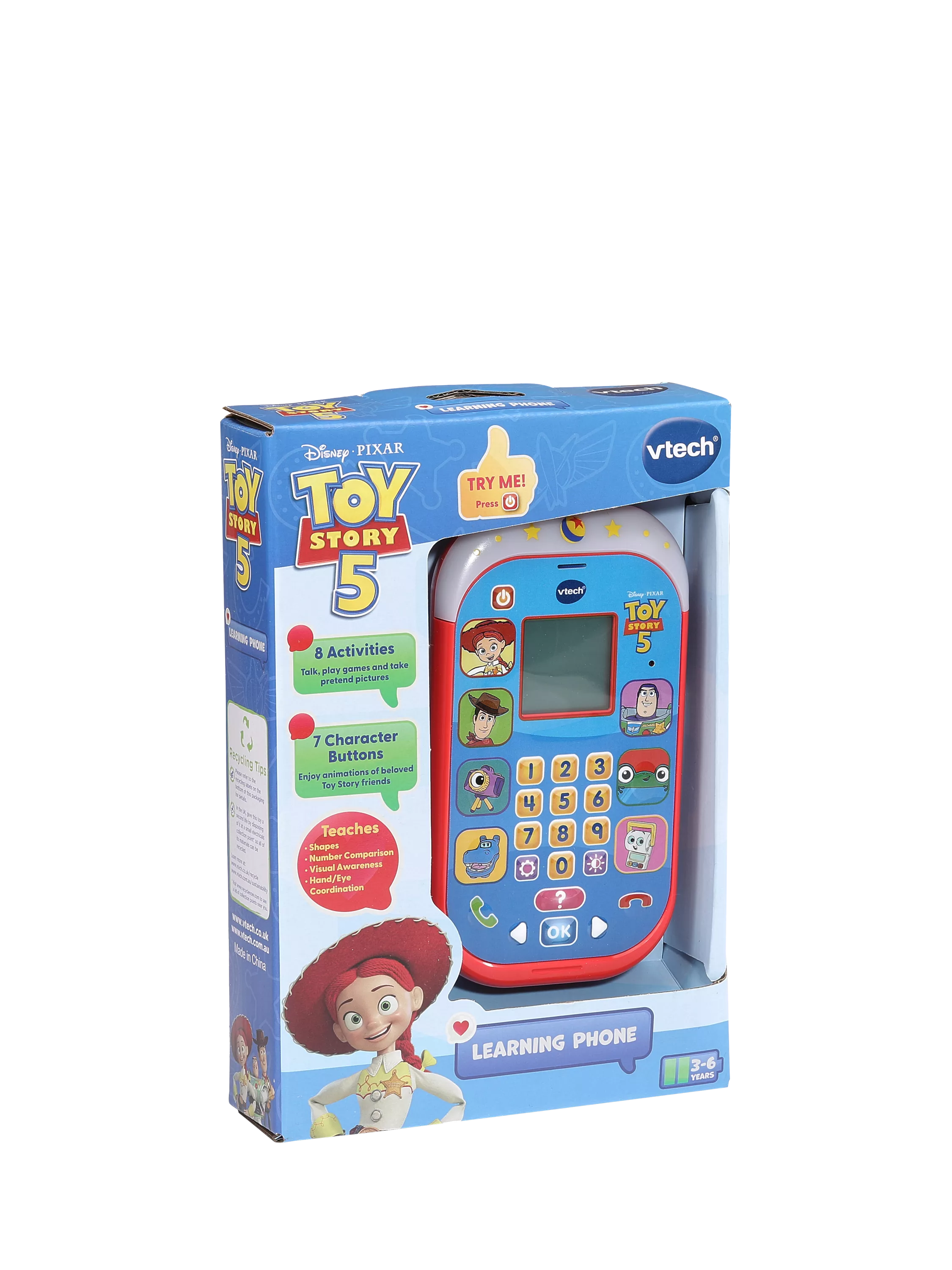 VTech Toy Story 5 phone Woody Jessie and Buzz - British product