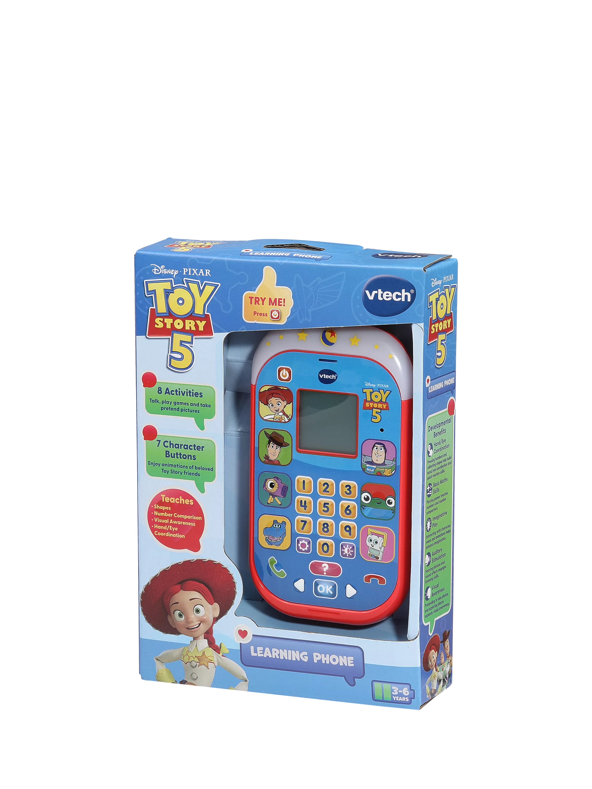 VTech Toy Story 5 phone Woody Jessie and Buzz - British product