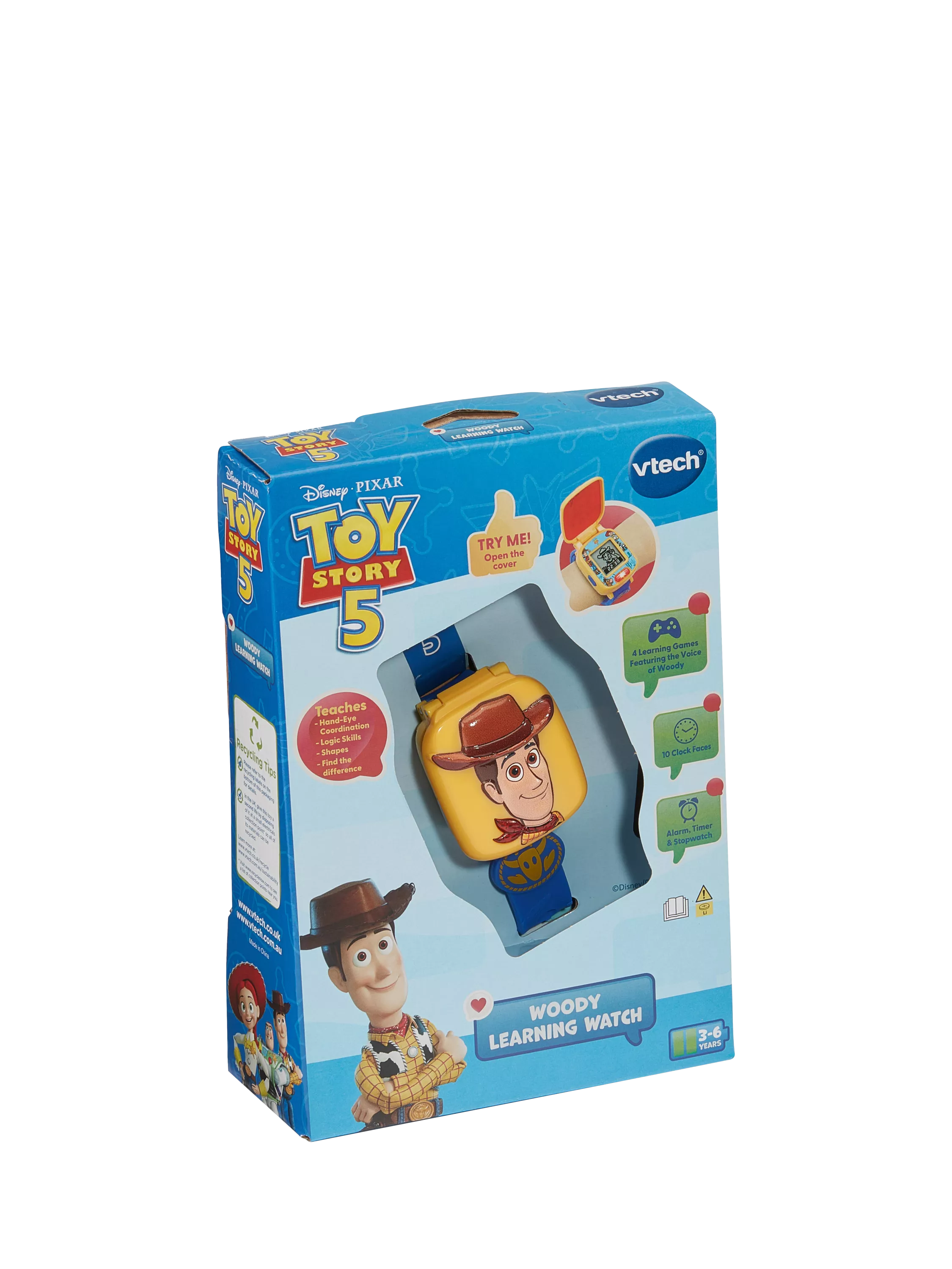 VTech Woody children's learning watch, imported from the UK