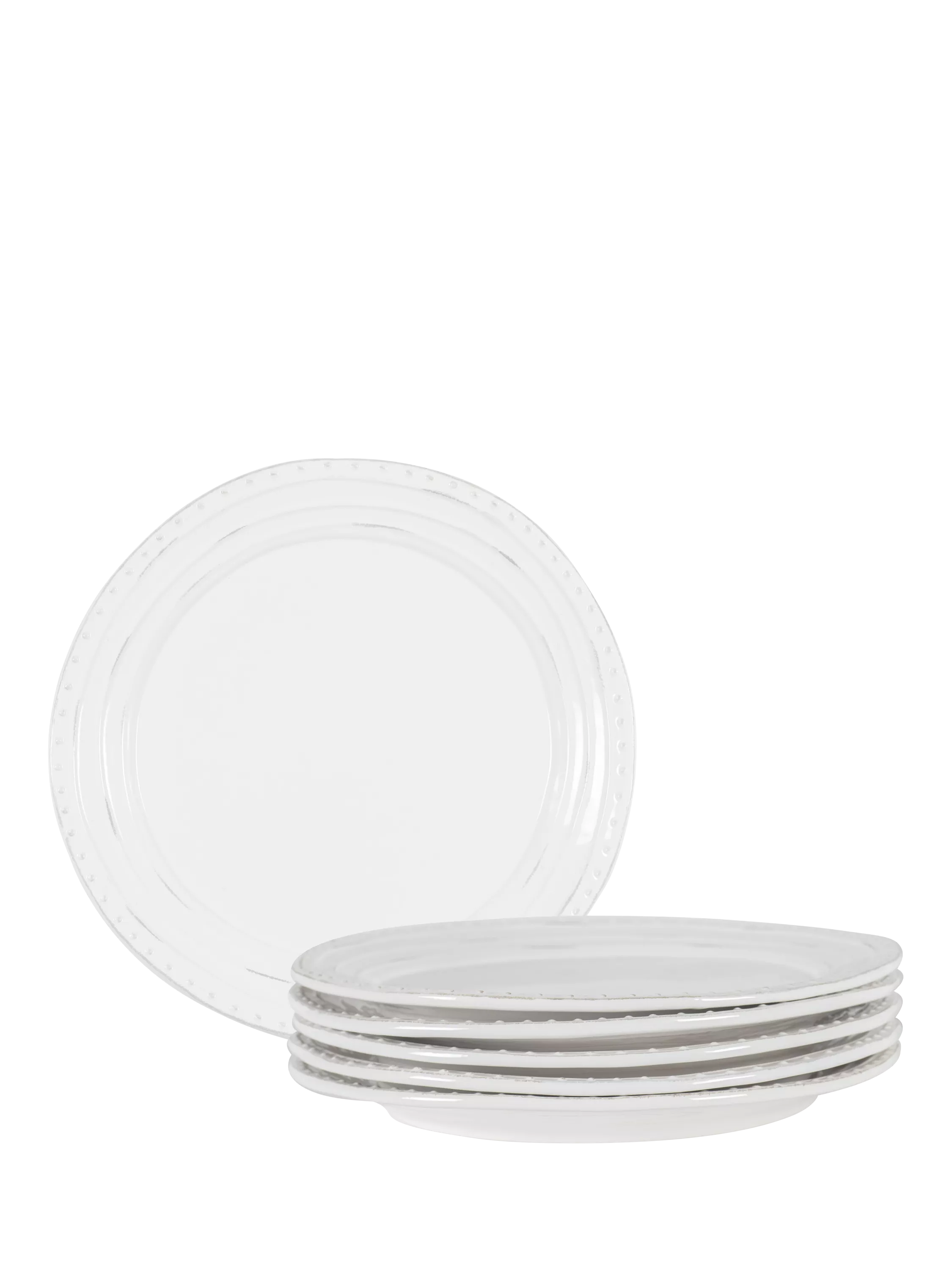 Neptune Bowsley ceramic dinner plate 30cm white, UK version
