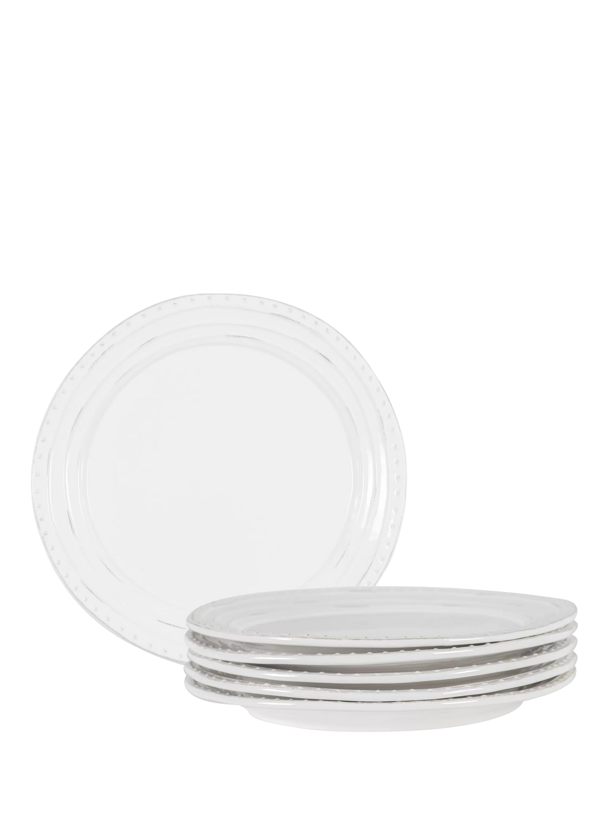 Neptune Bowsley ceramic dinner plate 30cm white, UK version