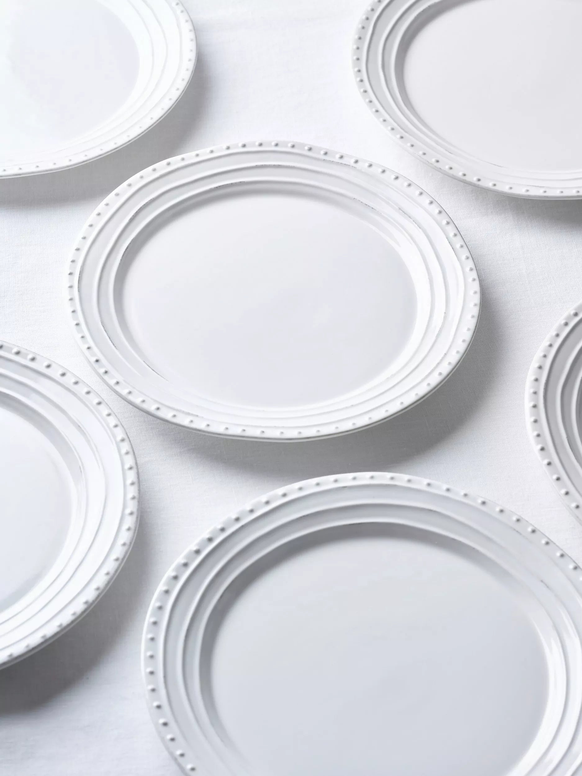 Neptune Bowsley ceramic dinner plate 30cm white, UK version