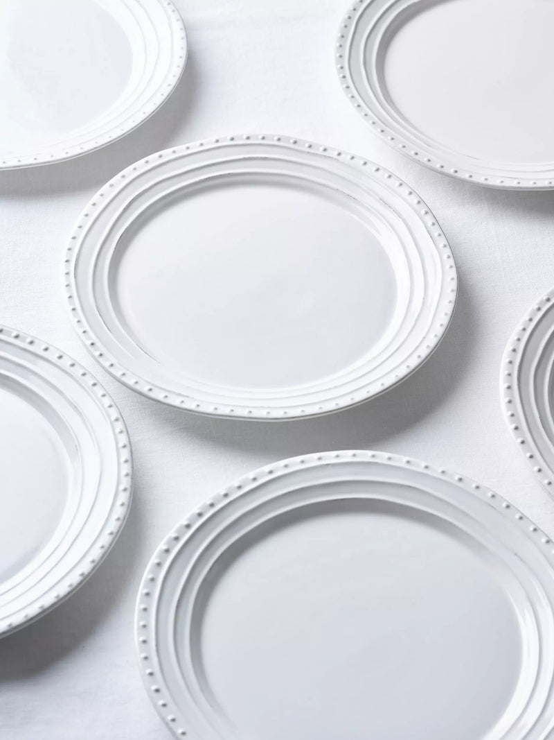 Neptune Bowsley ceramic dinner plate 30cm white, UK version