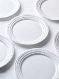 Neptune Bowsley ceramic dinner plate 30cm white, UK version