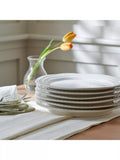Neptune Bowsley ceramic dinner plate 30cm white, UK version