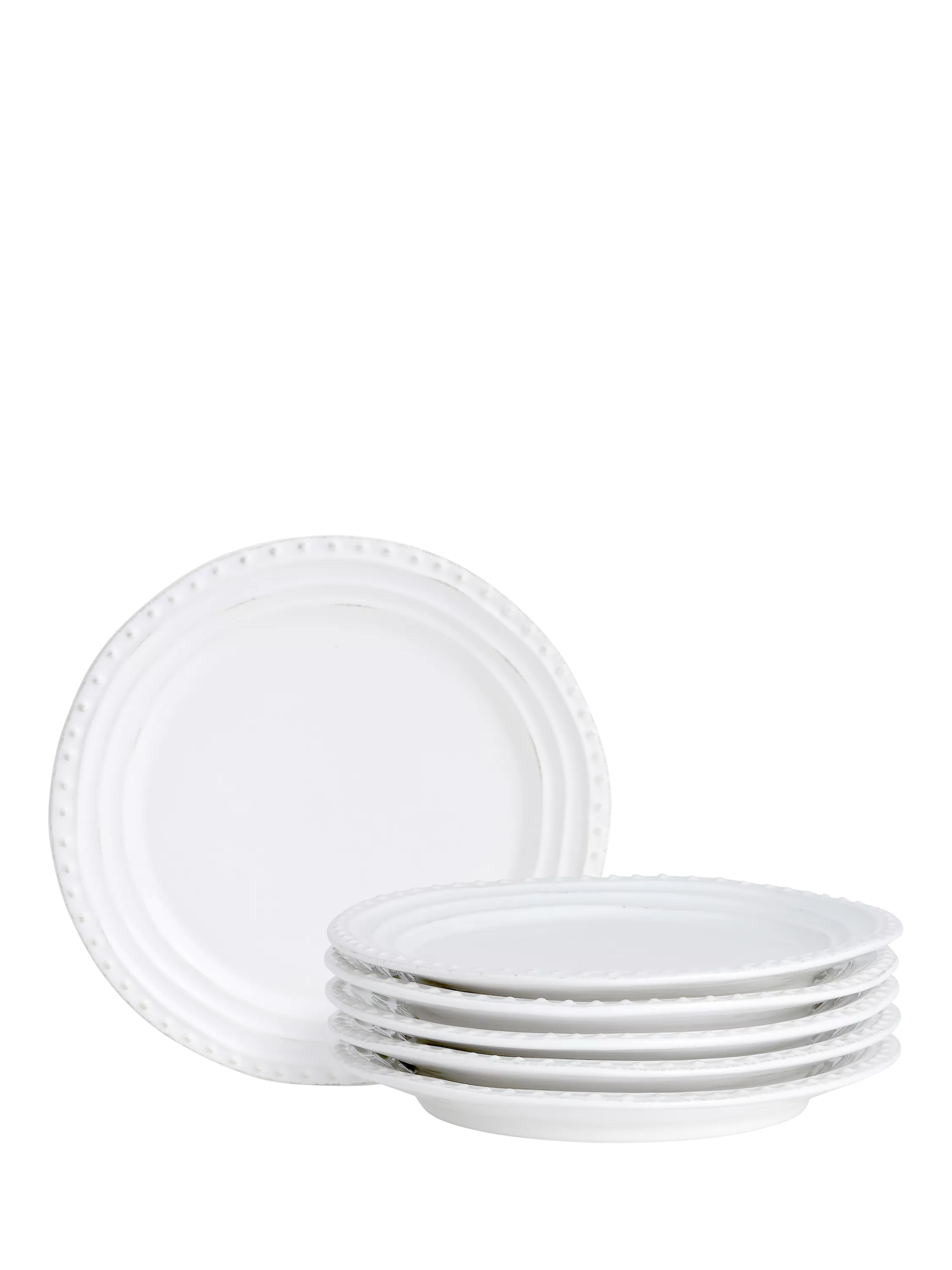 Neptune Bowsley ceramic side plate 20cm white - British product