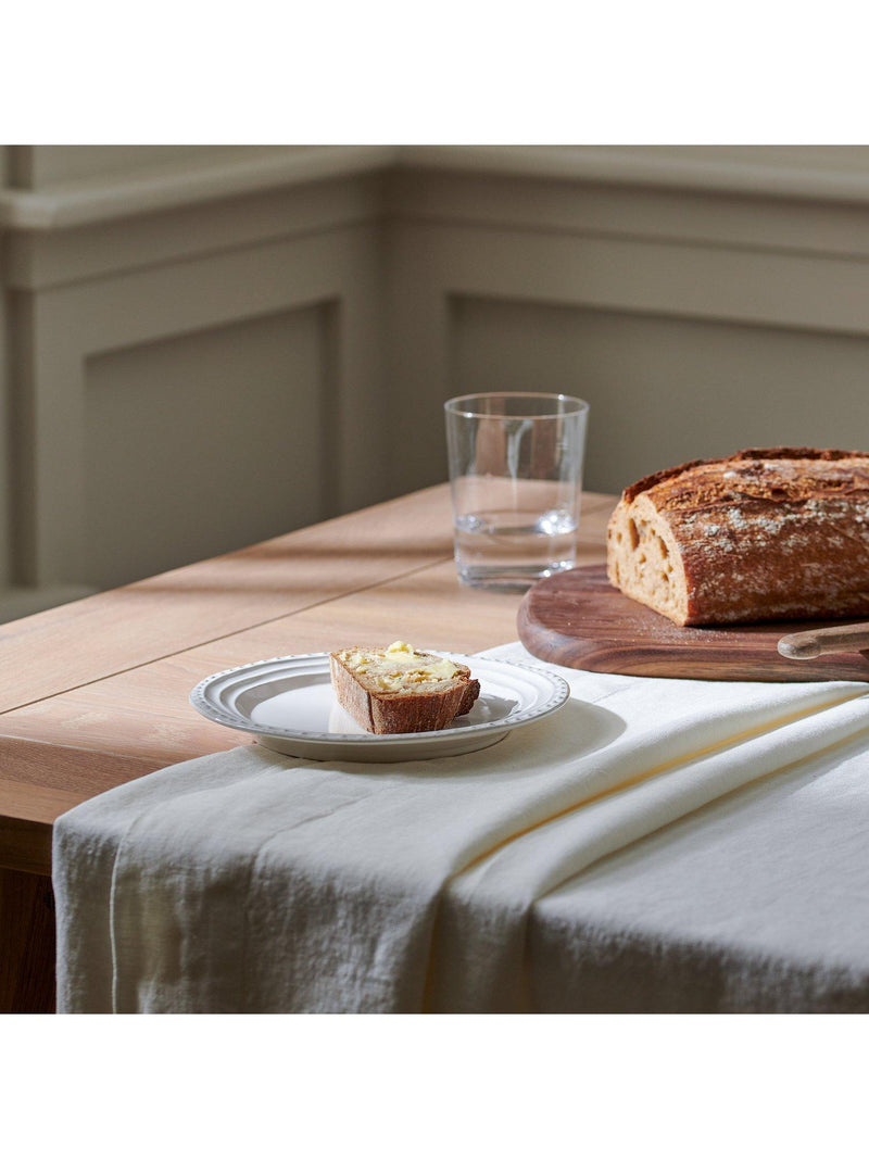 Neptune Bowsley ceramic side plate 20cm white - British product