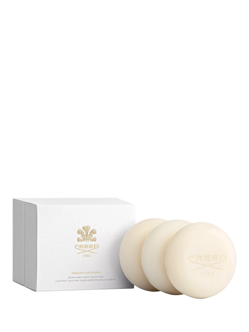 CREED Opulent & Floral Perfumed Soap Gift Set 3 x 150g (British brand)