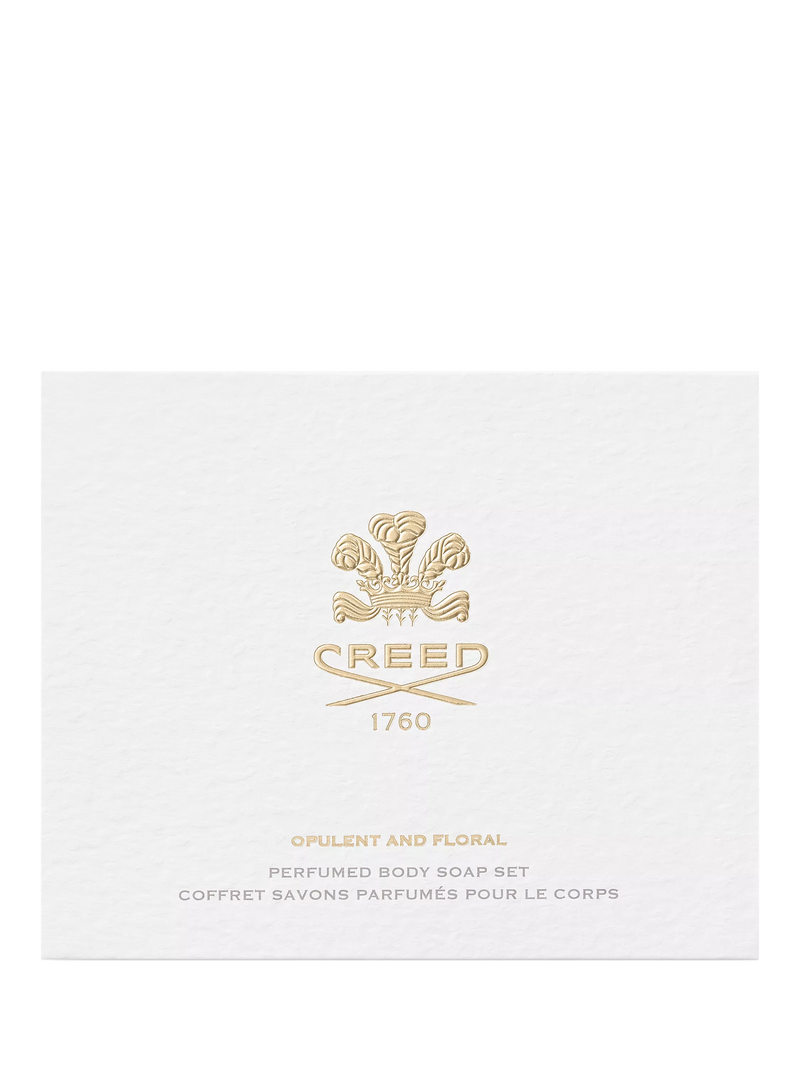 CREED Opulent & Floral Perfumed Soap Gift Set 3 x 150g (British brand)
