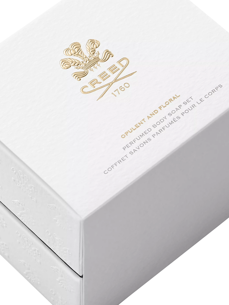 CREED Opulent & Floral Perfumed Soap Gift Set 3 x 150g (British brand)
