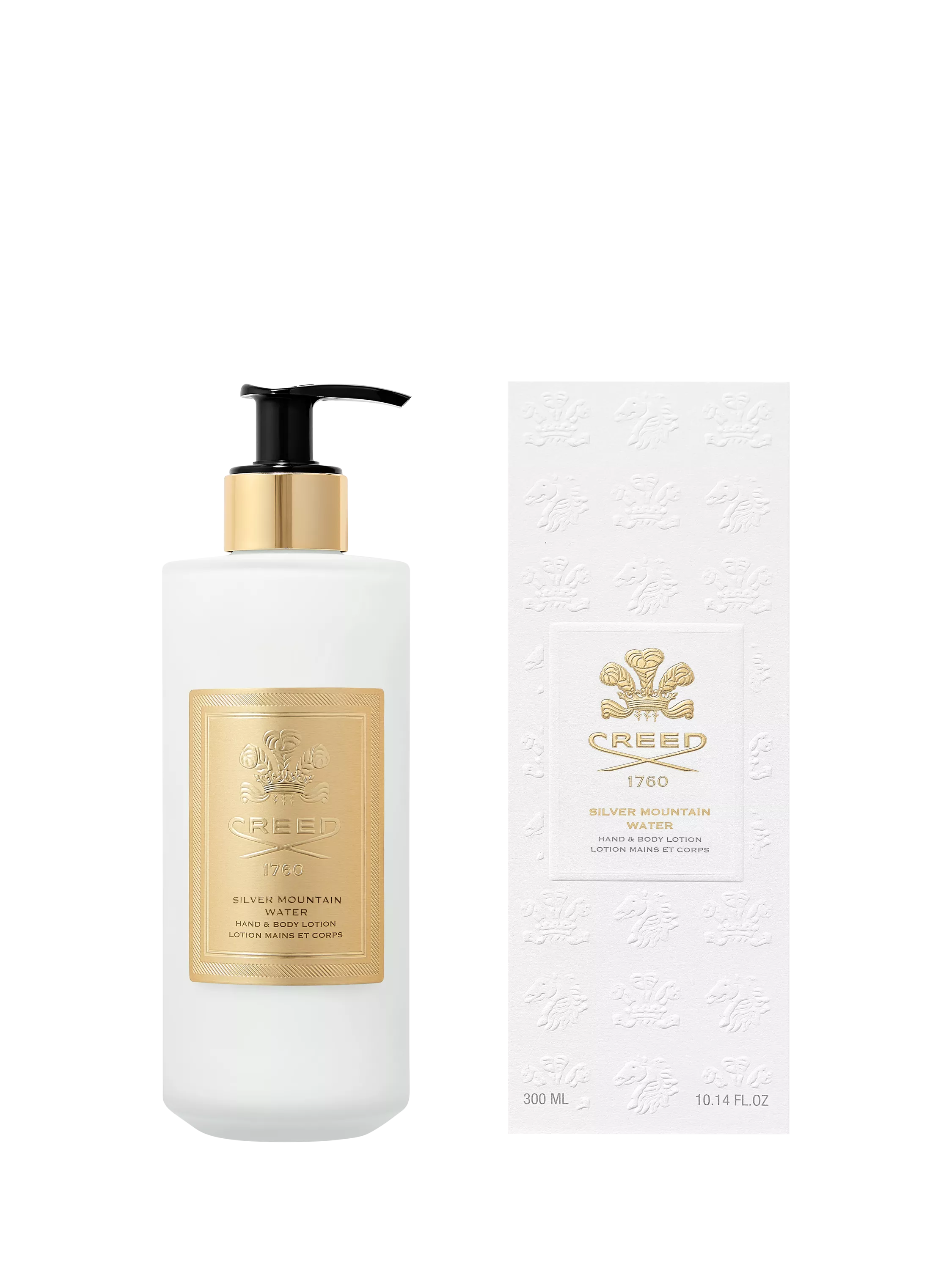 CREED Silver Mountain Water Hand & Body Lotion 300ml, UK version