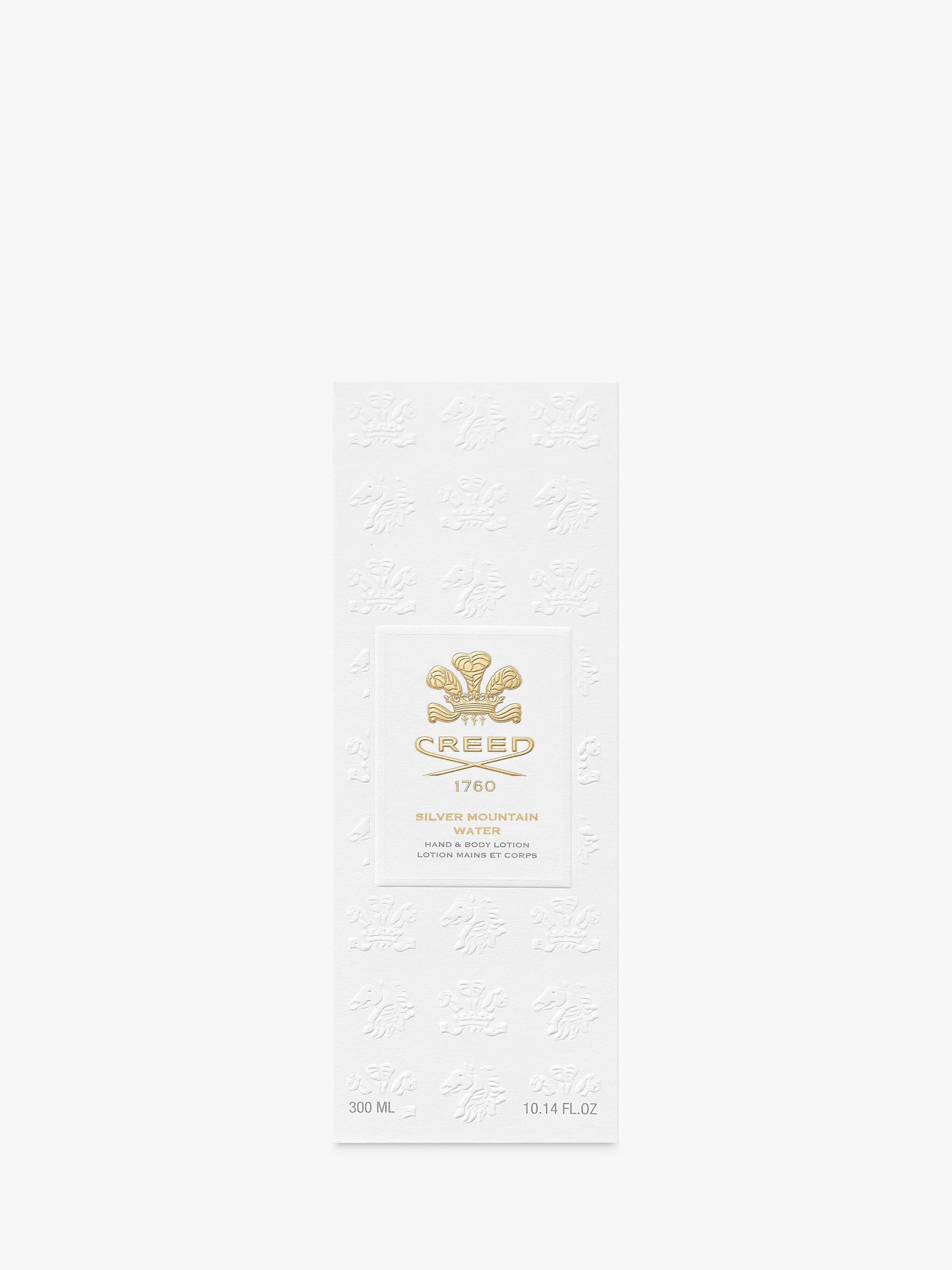 CREED Silver Mountain Water Hand & Body Lotion 300ml, UK version