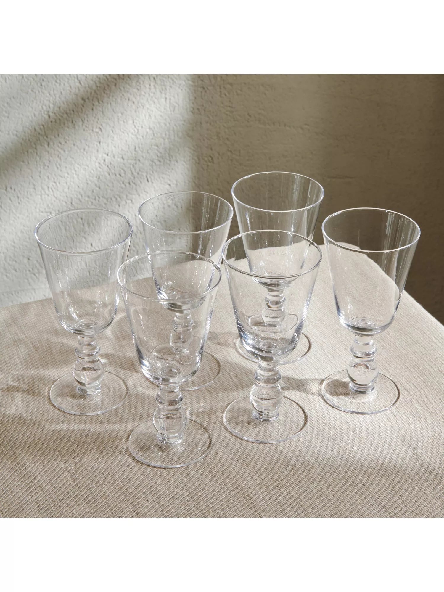 Neptune Greenwich red wine glass set of 6, imported from the UK
