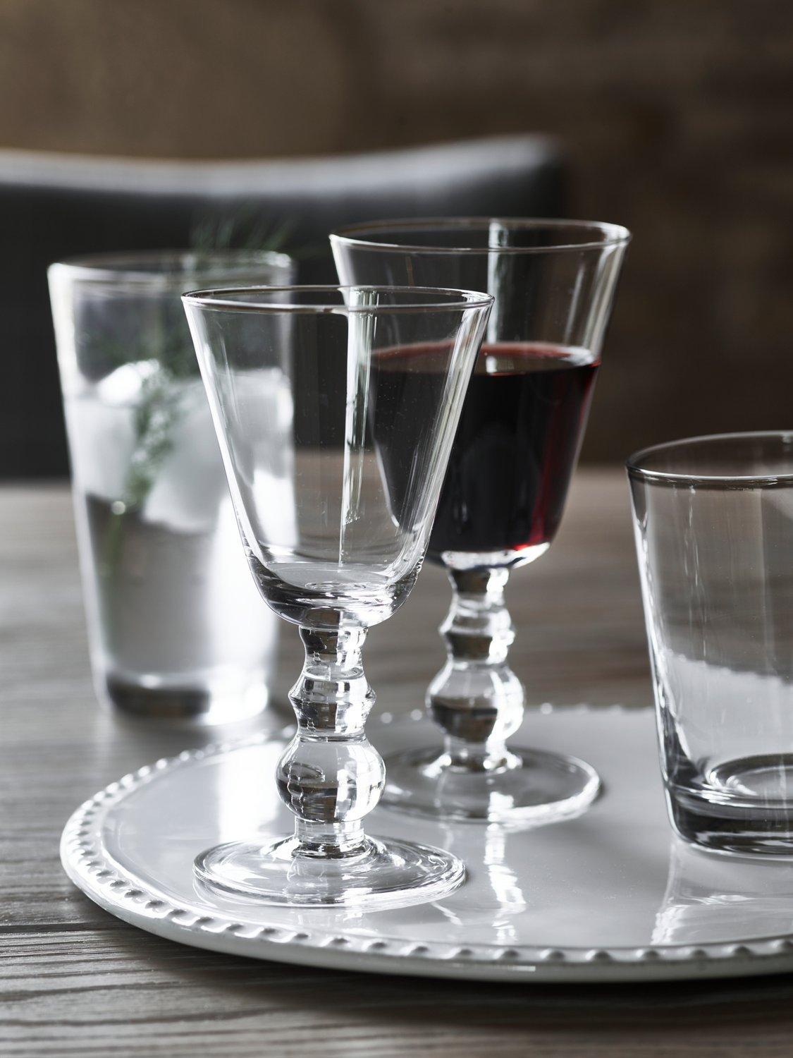 Neptune Greenwich red wine glass set of 6, imported from the UK