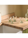 Neptune Primrose bistro glasses set of 4 green 275ml - British product