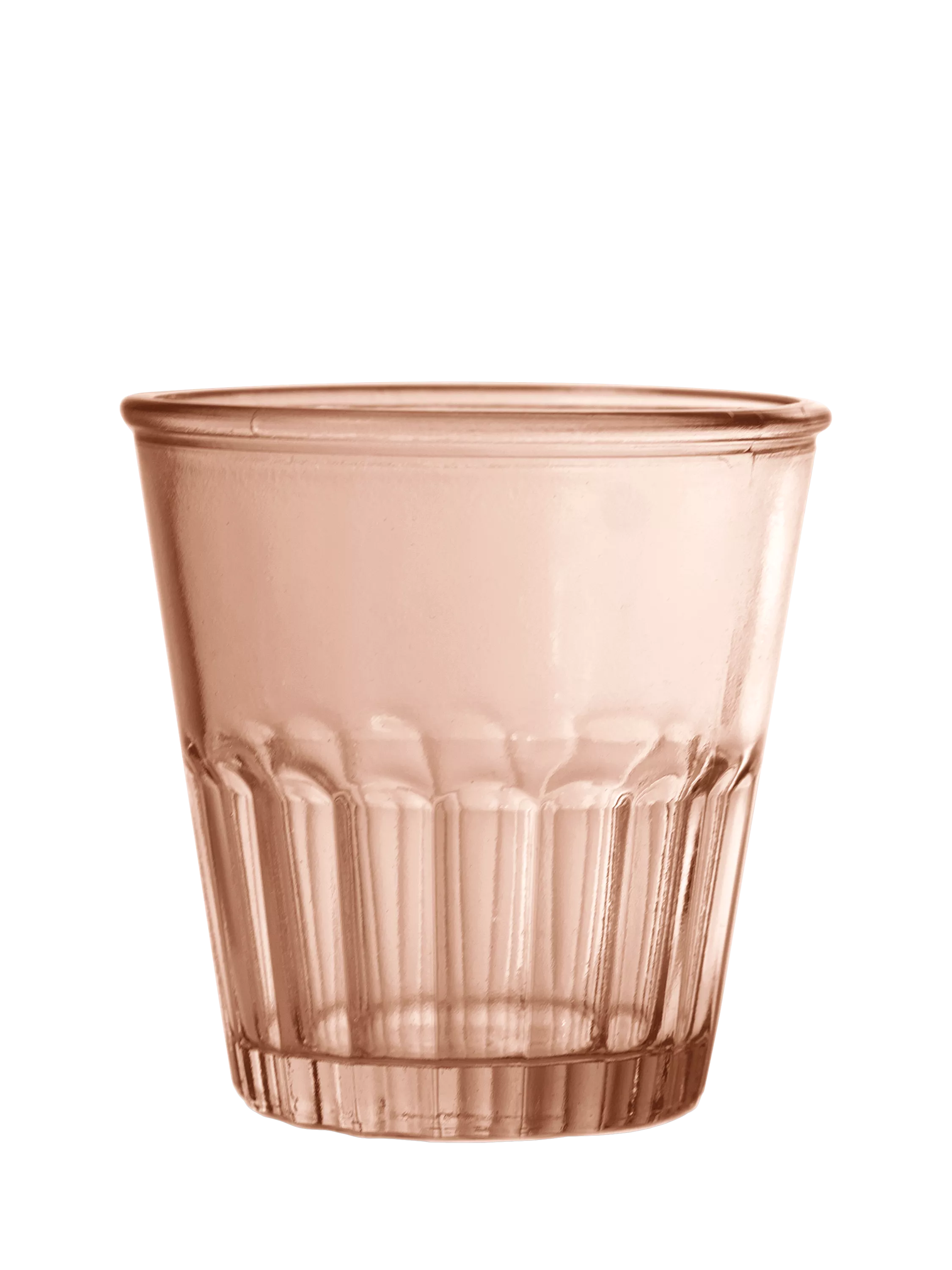Vidrios San Miguel pink glass tumbler 250ml, imported from the UK