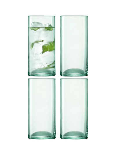 John Lewis LSA International Canopy Glass Highball, Set of 4, 350ml- Buy online at McGrocer