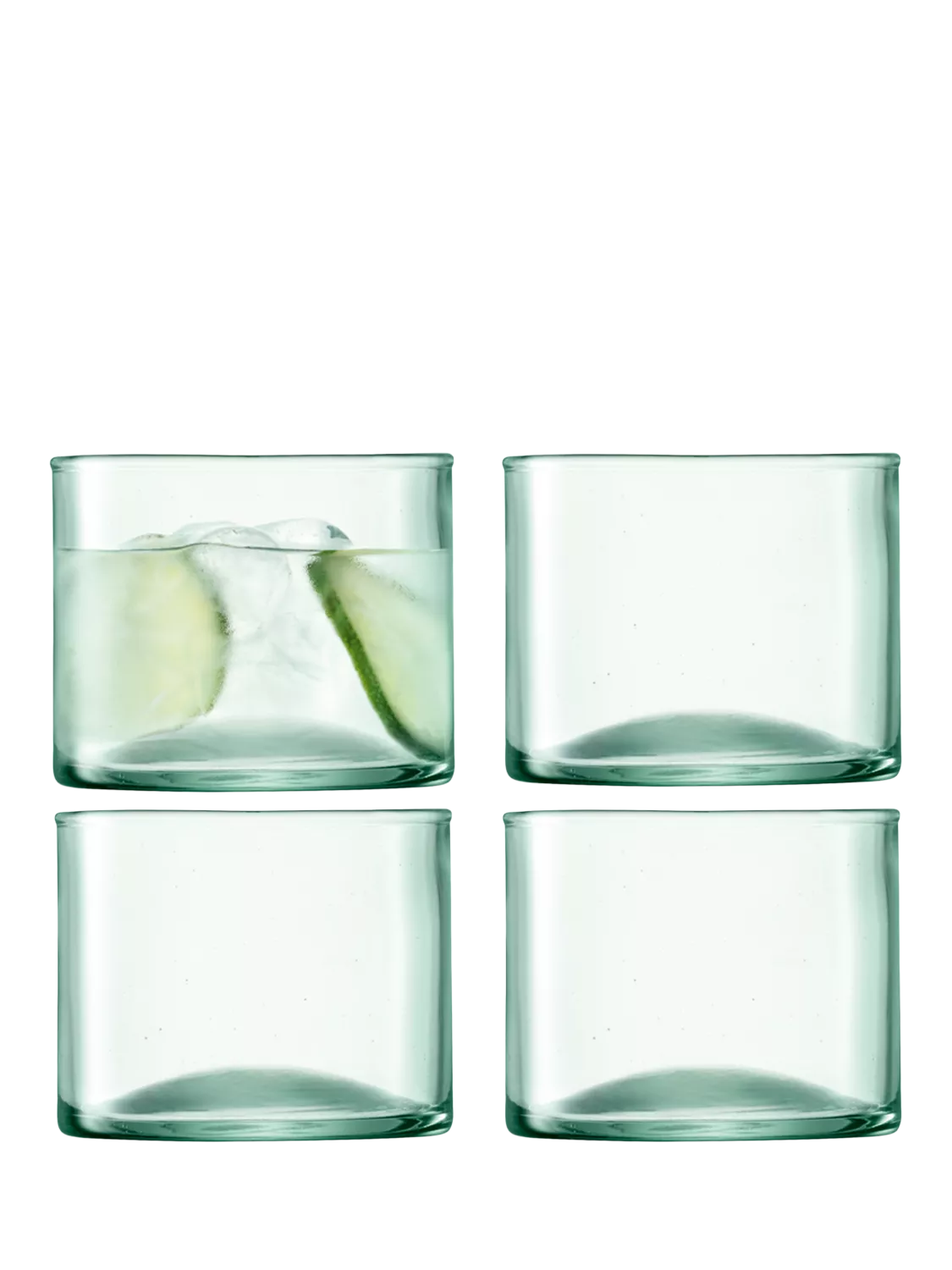 LSA International recycled glass tumbler set of 4 270ml, UK version