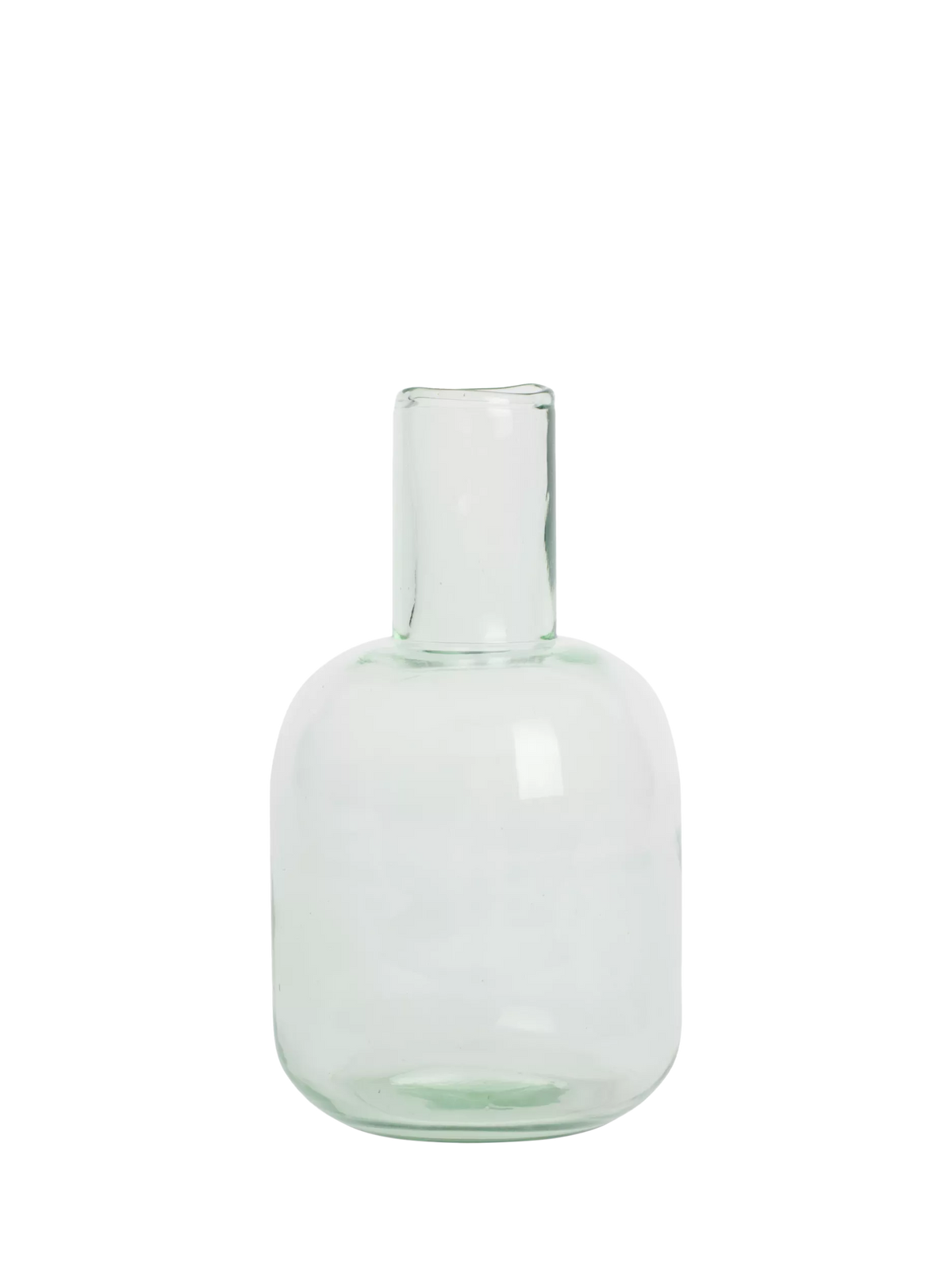 Neptune Primrose green glass carafe 1L, UK version