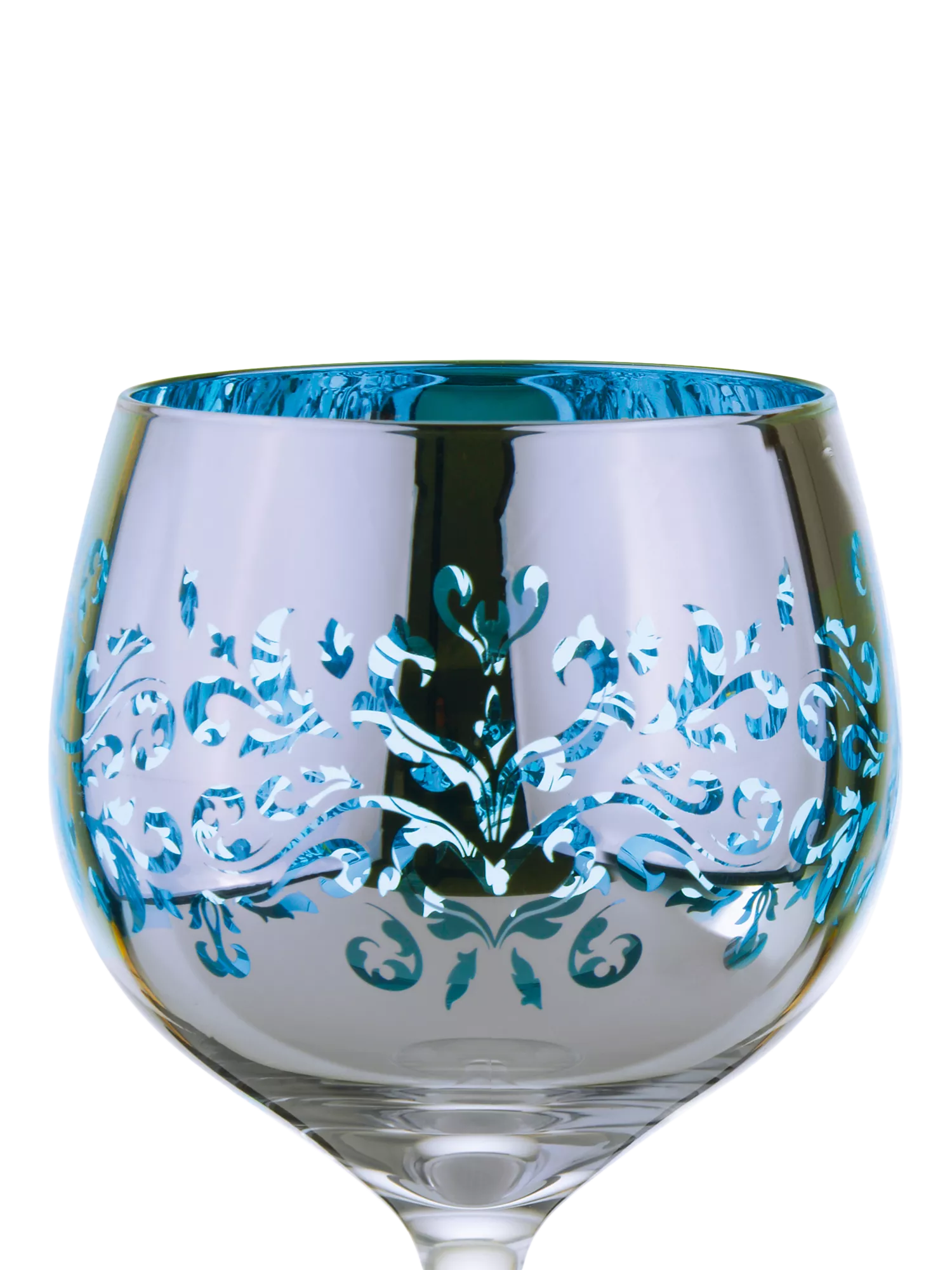 Artland filigree gin cocktail glasses 700ml blue, UK version