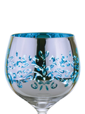 Artland filigree gin cocktail glasses 700ml blue, UK version